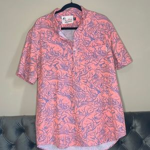 Chubbies The Popover Dino Collared Shirt |XL|